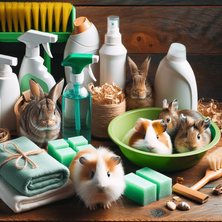 Green Cleaning Solutions for Small Pets