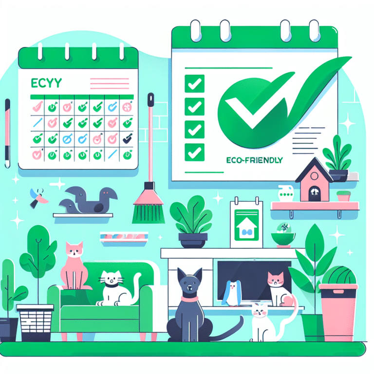 Eco-Friendly Cleaning Schedule for Multi-Pet Homes