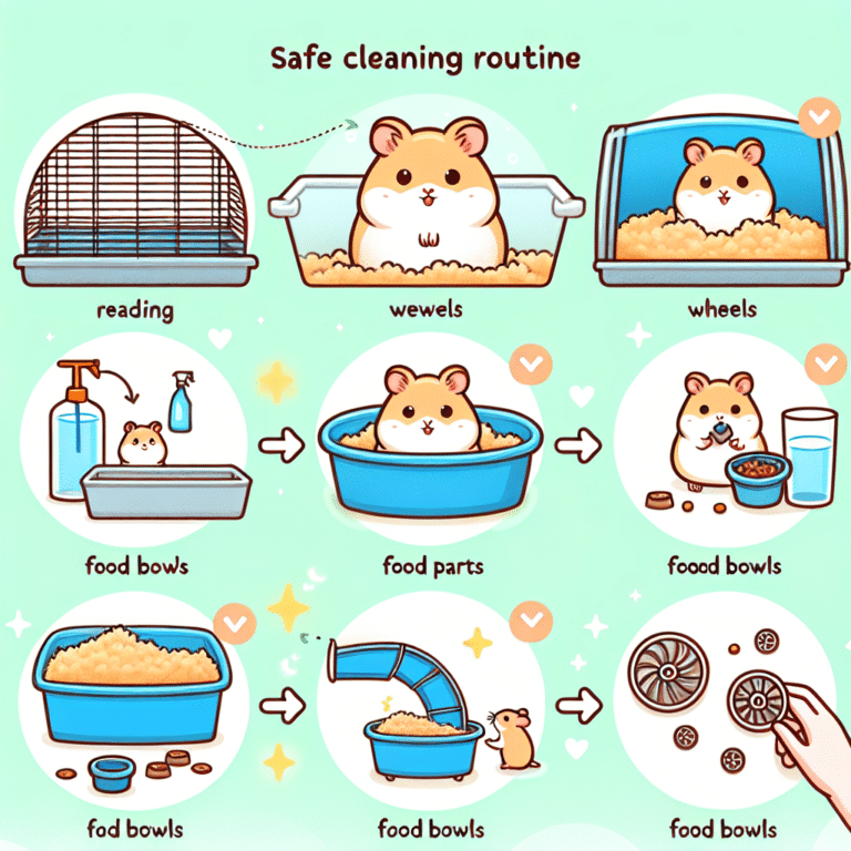 Safe Cleaning Routine for Hamster Habitats