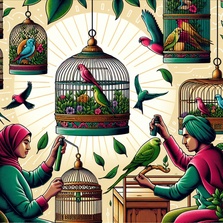 DIY Herbal Sprays for Bird Cages