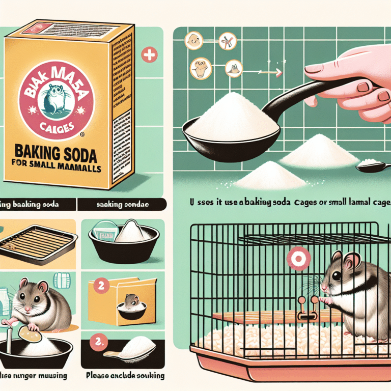 Baking Soda Solutions for Small Mammal Cages