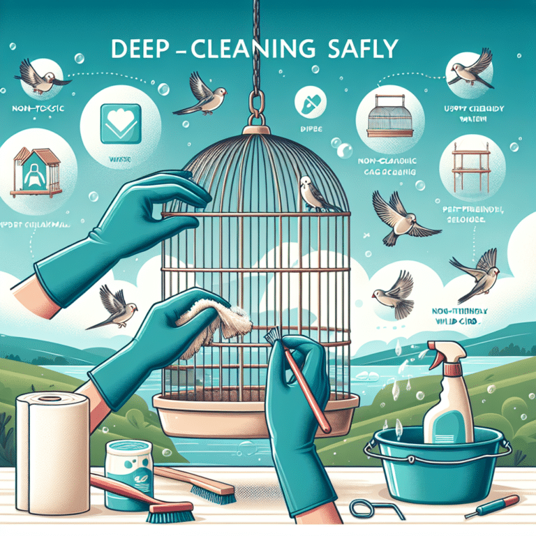 How to Deep-Clean Bird Cages Safely