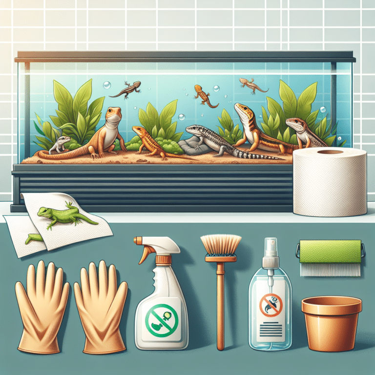 How to Safely Clean Reptile Tanks