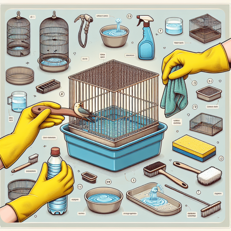How to Deep-Clean Bird Cages Safely