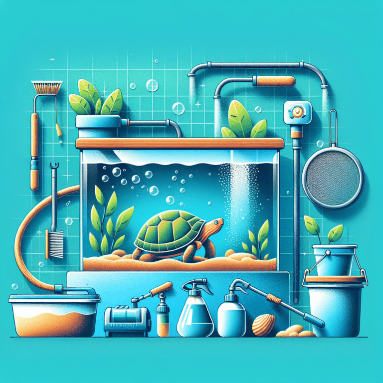 How to Keep Pet Turtles’ Tanks Clean