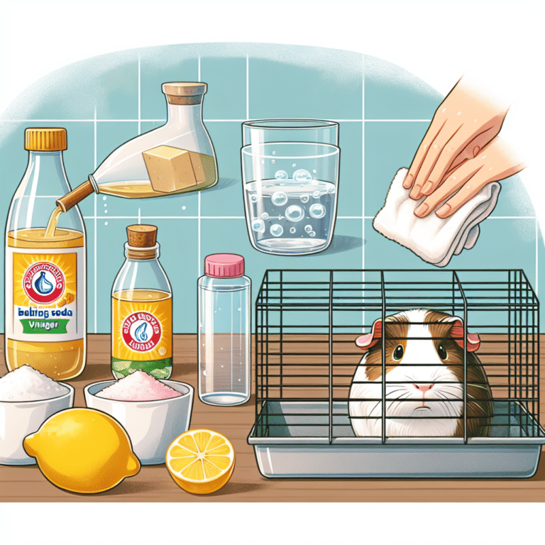 Homemade Cleaner for Guinea Pig Cages
