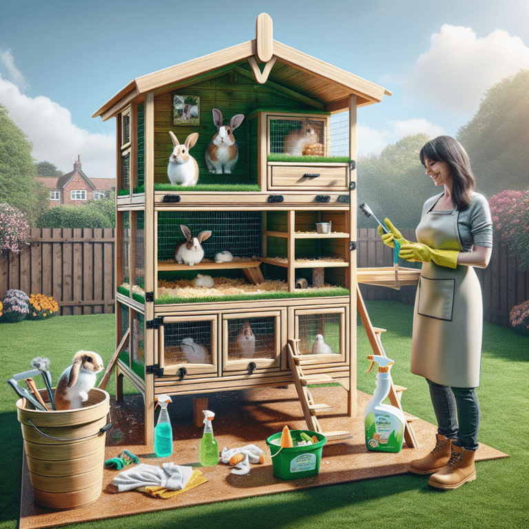 Safe Cleaning for Rabbit Hutches