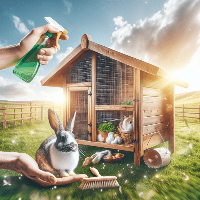 Safe Cleaning for Rabbit Hutches