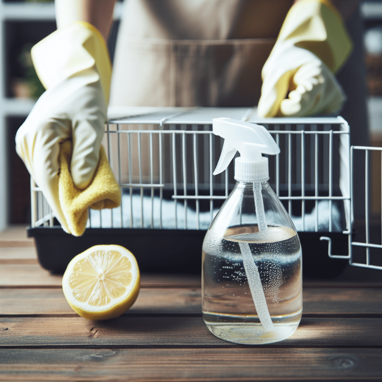 Using Lemon and Vinegar for Safe Cage Cleaning