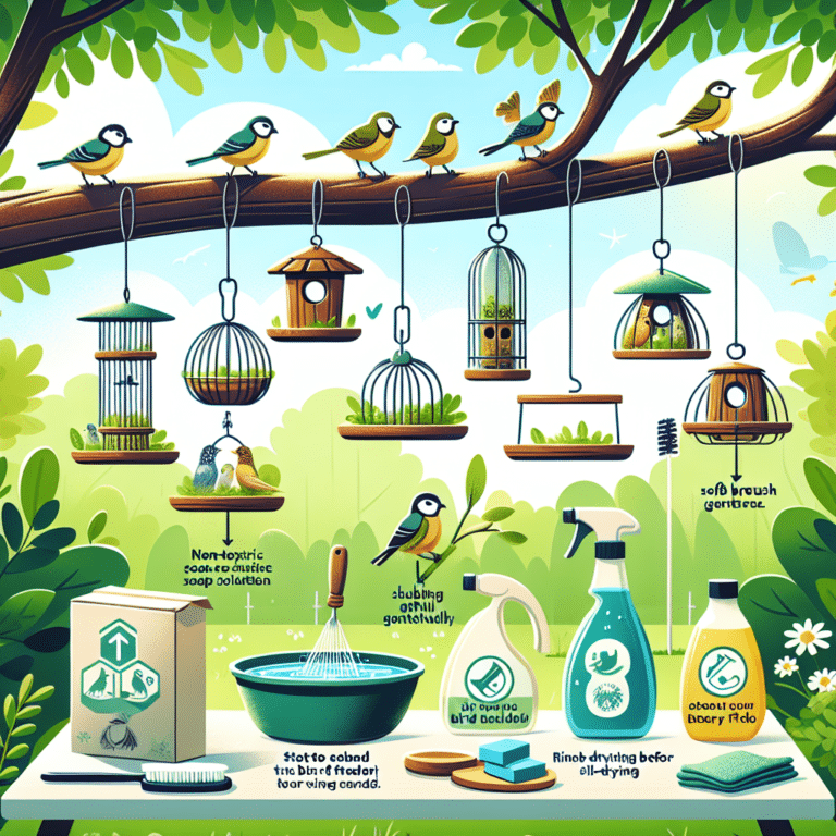 Tips for Cleaning Bird Feeders Safely