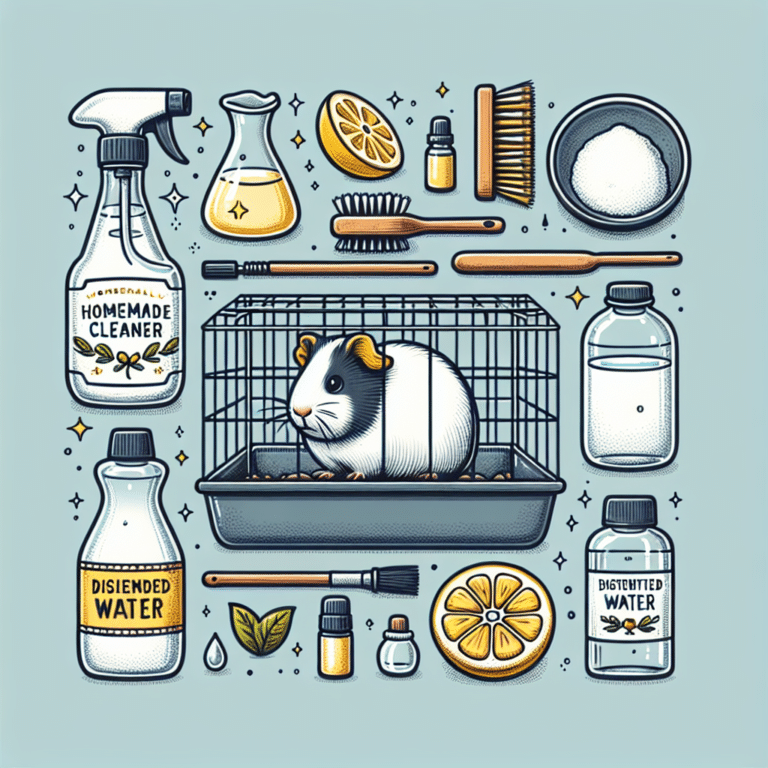 Homemade Cleaner for Guinea Pig Cages