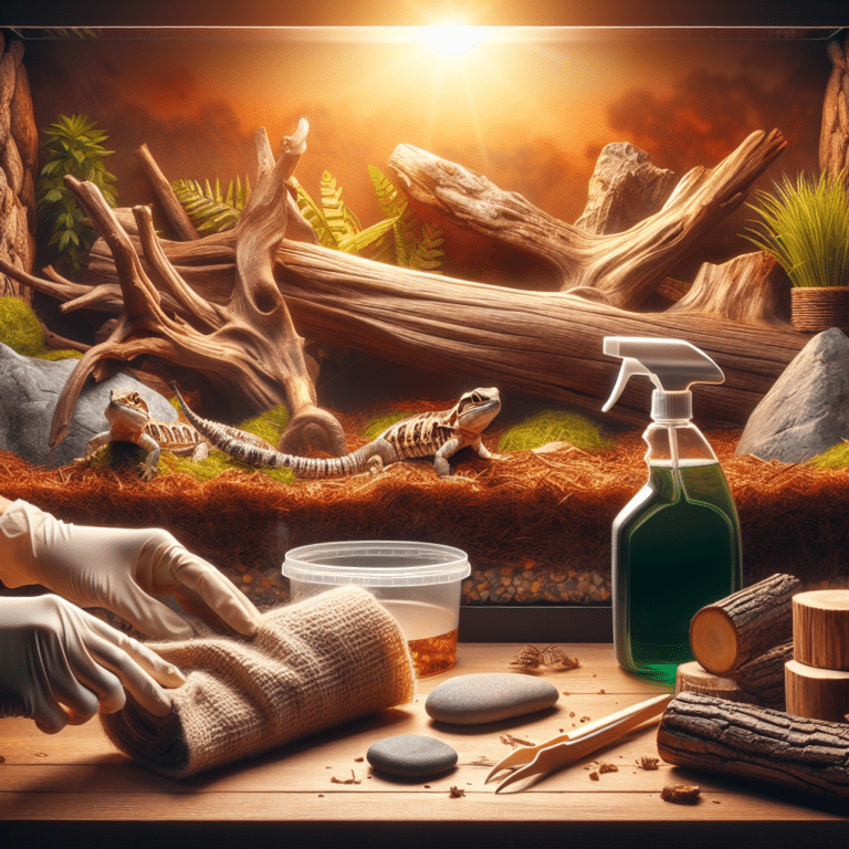 Reptile Habitat Cleaning Without Chemicals