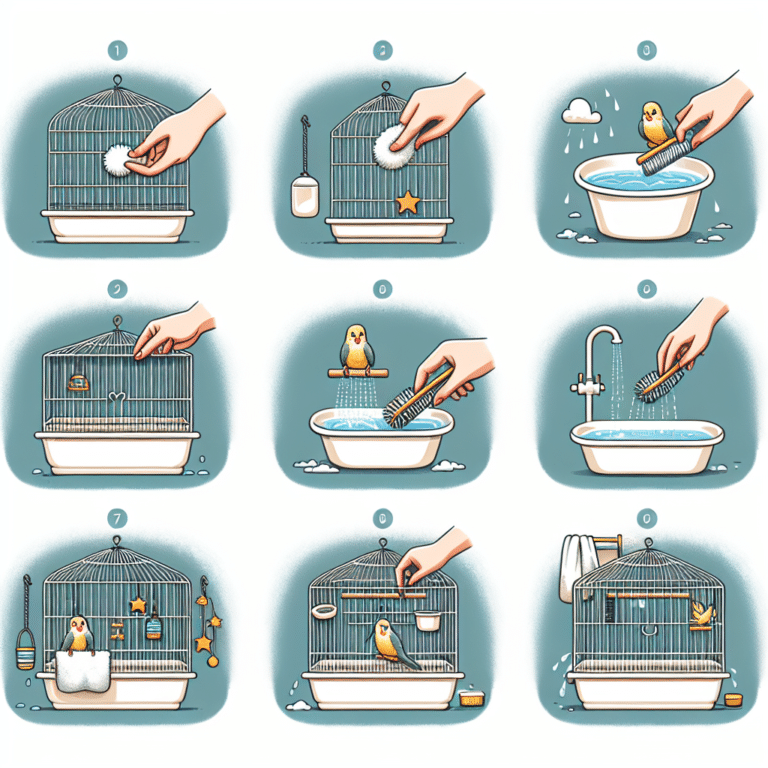 Guide to Safely Clean Your Bird’s Cage