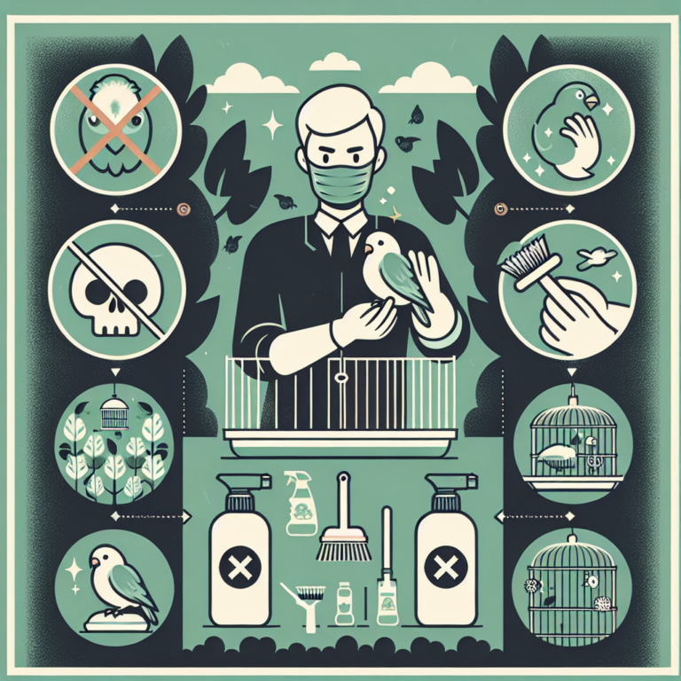 Bird-Safe Disinfecting Techniques