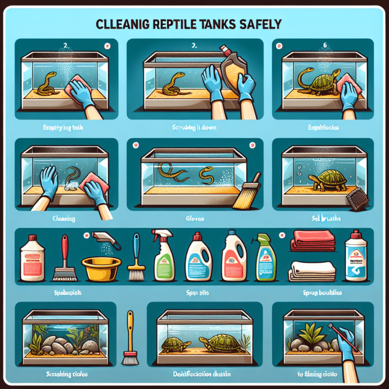 How to Safely Clean Reptile Tanks