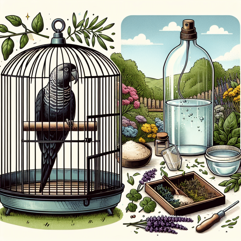 DIY Herbal Sprays for Bird Cages