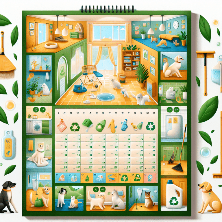 Eco-Friendly Cleaning Schedule for Multi-Pet Homes
