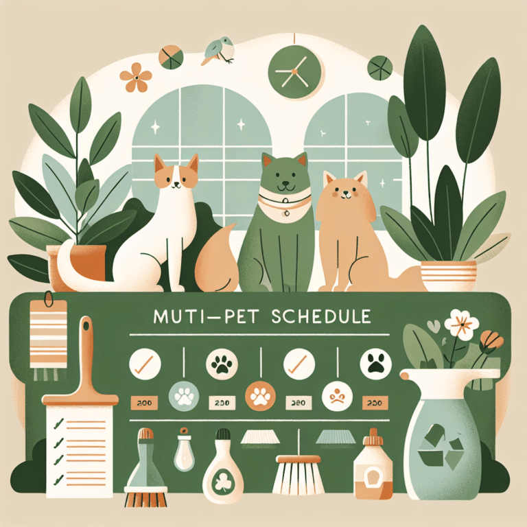 Eco-Friendly Cleaning Schedule for Multi-Pet Homes