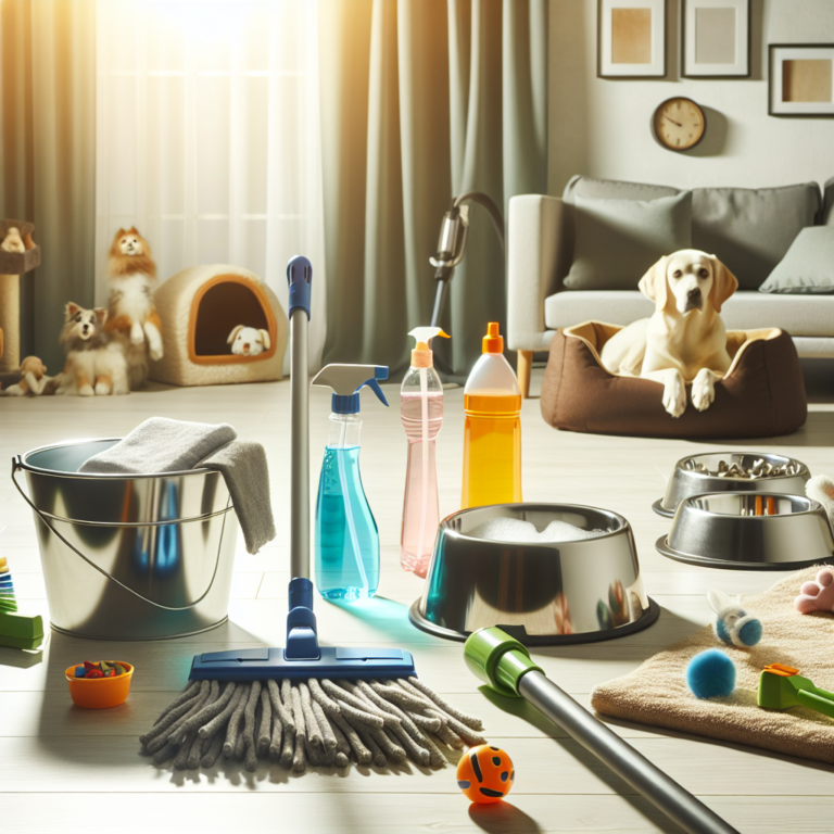 Cleaning Tips for Sensitive Pet Environments