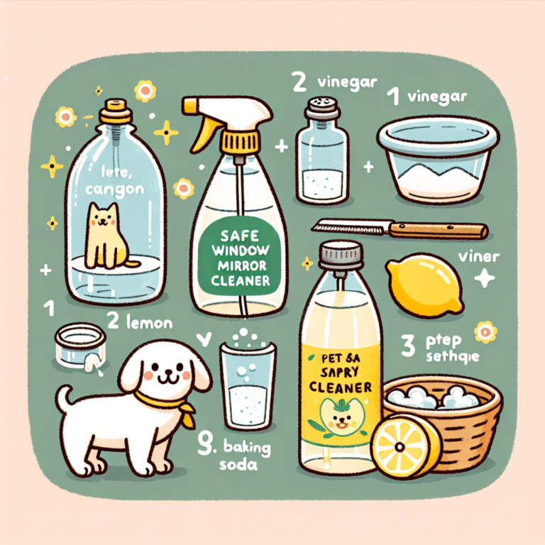 DIY Pet-Safe Window and Mirror Cleaner
