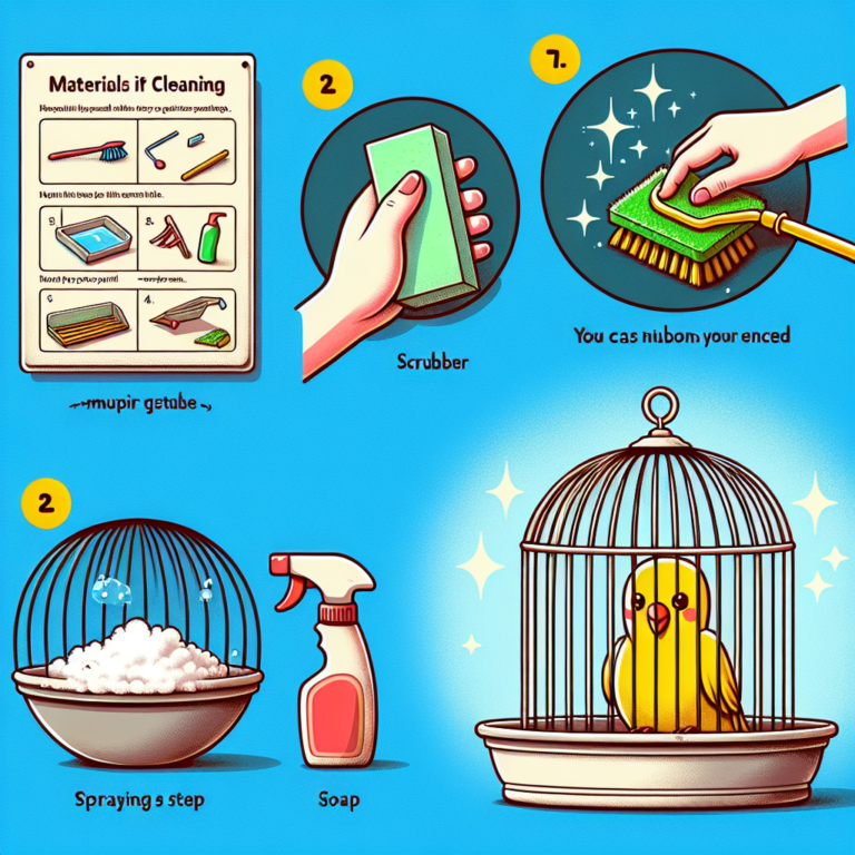Bird Cage Cleaning: Step-by-Step Guide