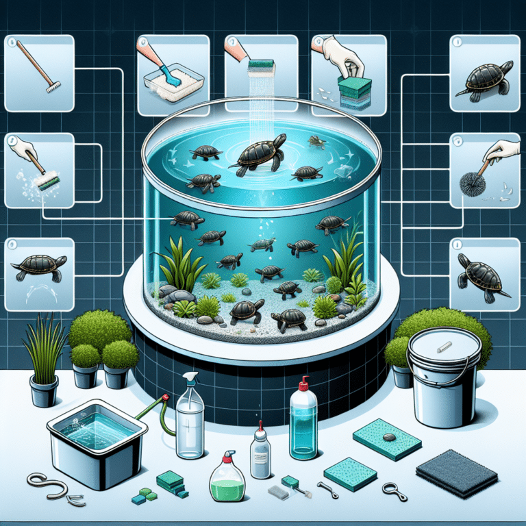 How to Keep Pet Turtles’ Tanks Clean