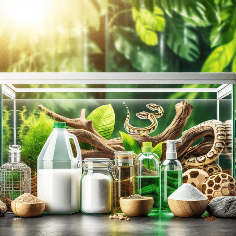 Natural Disinfectants for Reptile Tanks