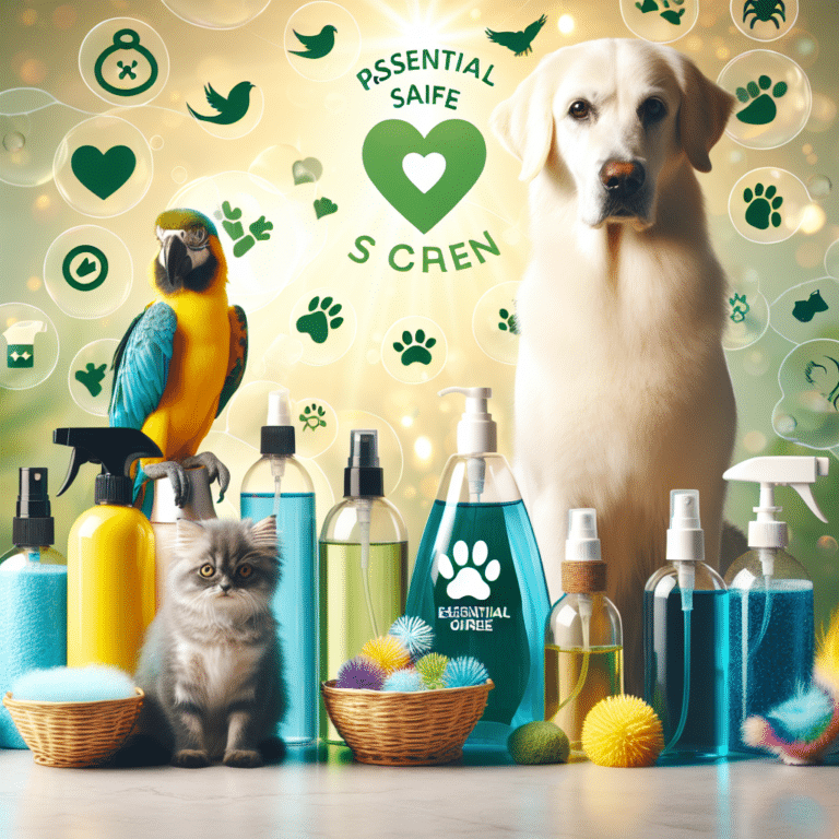 Essential Oil-Free Cleaners for Sensitive Pets